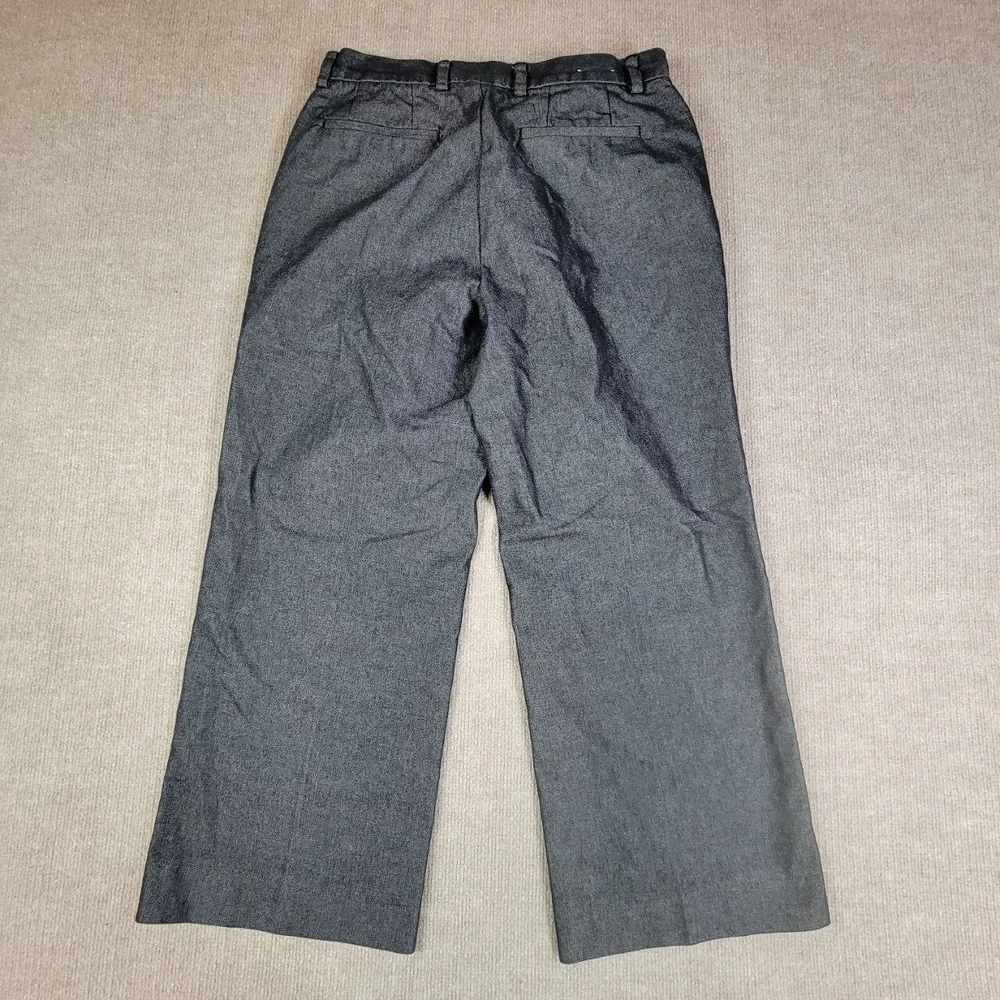 Banana‎ Republic Dress Pants Mens 32x26 Gray Straight Leg Flat Front Trousers